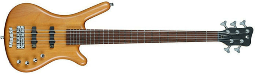 Warwick Corvette Basic 5c Rockbass Active Wen - Natural Trans. Satin - Basse Électrique Solid Body - Main picture