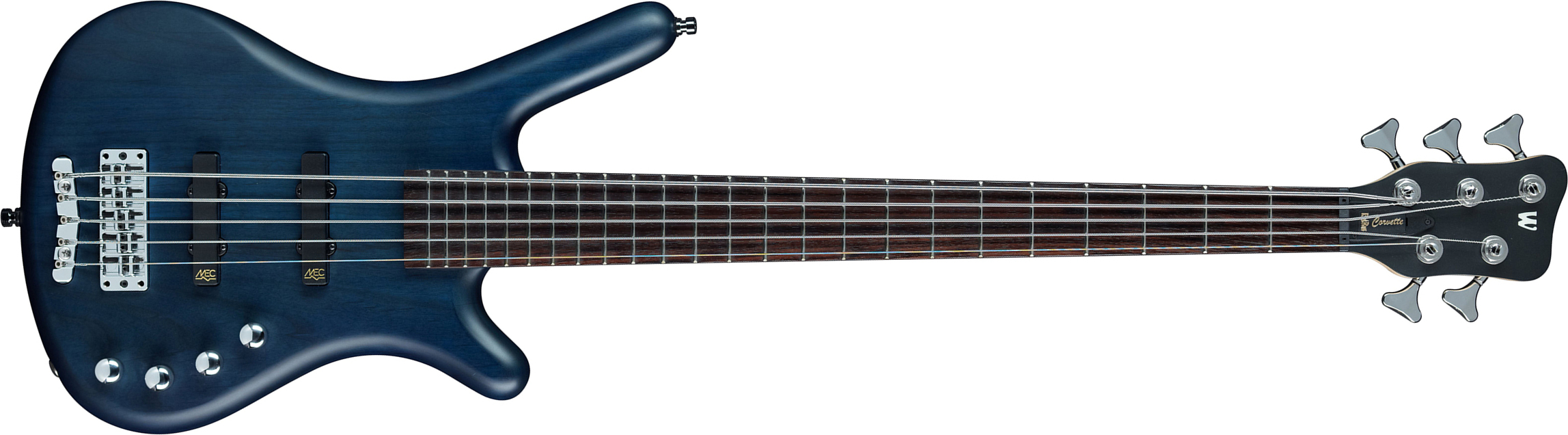 Warwick Corvette Basic 5c Rockbass Active Wen - Ocean Blue Trans. Satin - Basse Électrique Solid Body - Main picture