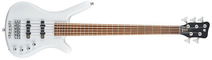 Warwick Corvette Basic 5c Rockbass Active Wen - Solid White - Basse Électrique Solid Body - Main picture