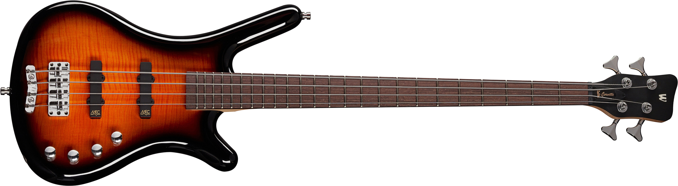 Warwick Corvette Classic 4c Rockbass Active Wen - Almond Sunburst Transparent - Basse Électrique Solid Body - Main picture