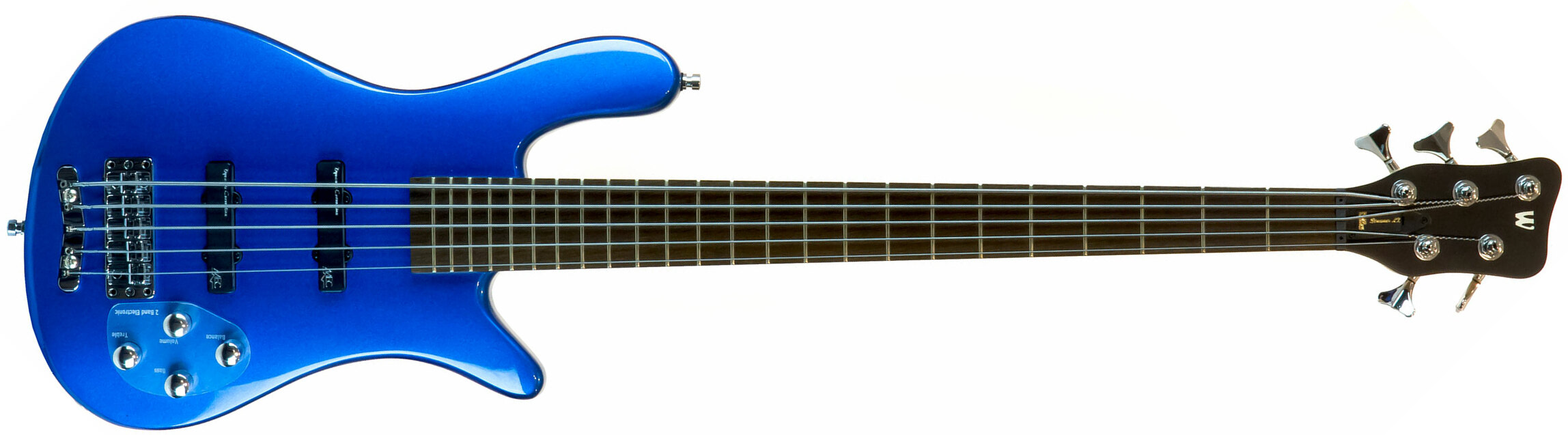 Warwick Streamer Lx 5 String Rockbass 5-cordes Active Wen +housse - Blue Metallic - Basse Électrique Solid Body - Main picture