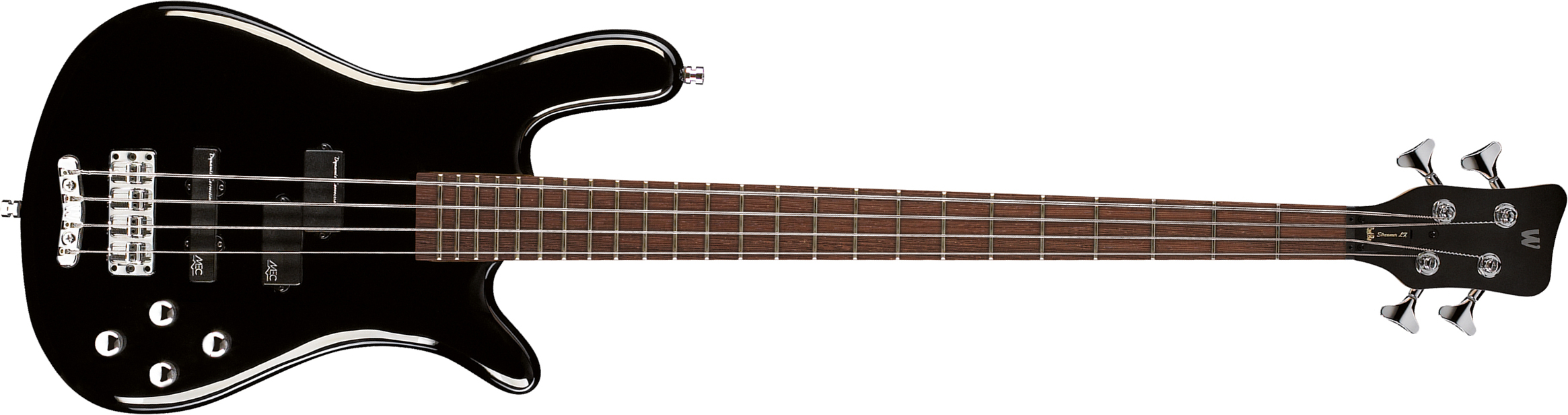 Warwick Streamer Lx4 Rockbass Active Wen - Solid Black - Basse Électrique Solid Body - Main picture