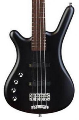 Basse électrique solid body Warwick Rockbass Corvette Basic LH - Nirvana black trans. satin
