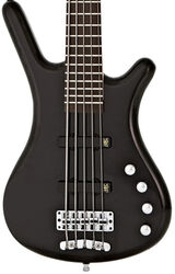 Basse électrique solid body Warwick Rockbass Corvette Basic 5-String - Solid black