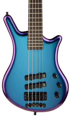 Basse électrique solid body Warwick Custom Shop PRO GPS Thumb BO 5-String - Special flip flop