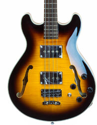 Basse électrique 1/2 caisse Warwick Rockbass Star Bass Set Neck Flame Maple +Bag - Vintage sunburst