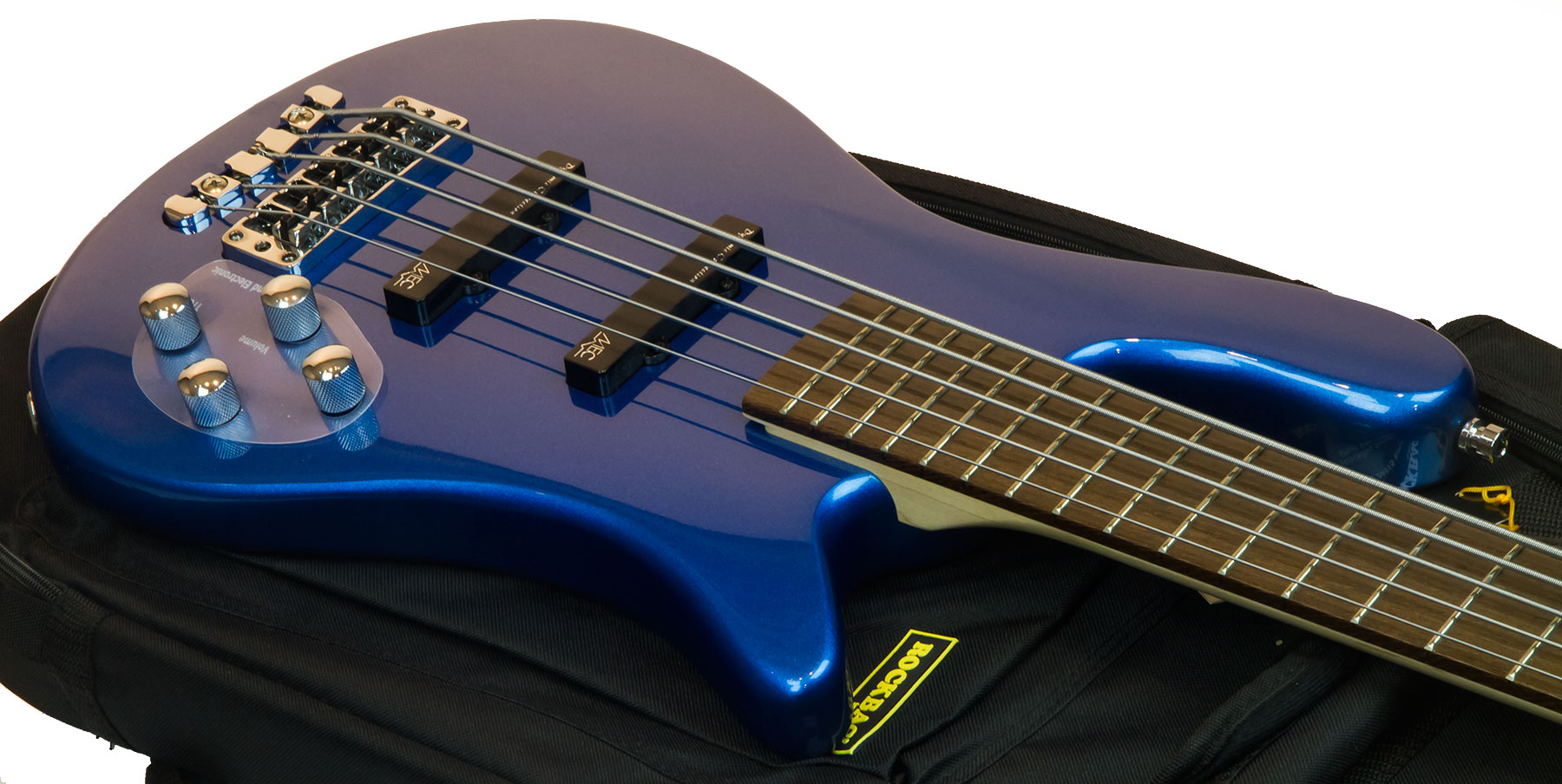 Warwick Streamer Lx 5 String Rockbass 5-cordes Active Wen +housse - Blue Metallic - Basse Électrique Solid Body - Variation 2