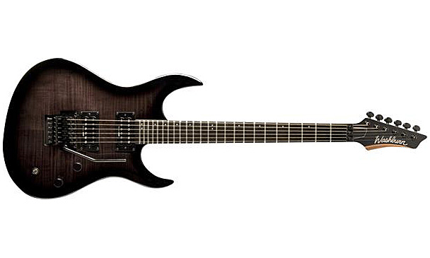 Washburn Xmpro2fr - Flame Black Burst - Guitare Électrique Forme Str - Variation 2