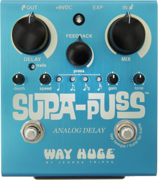 Way Huge Whe707 Supa Puss - PÉdale Reverb / Delay / Echo - Main picture