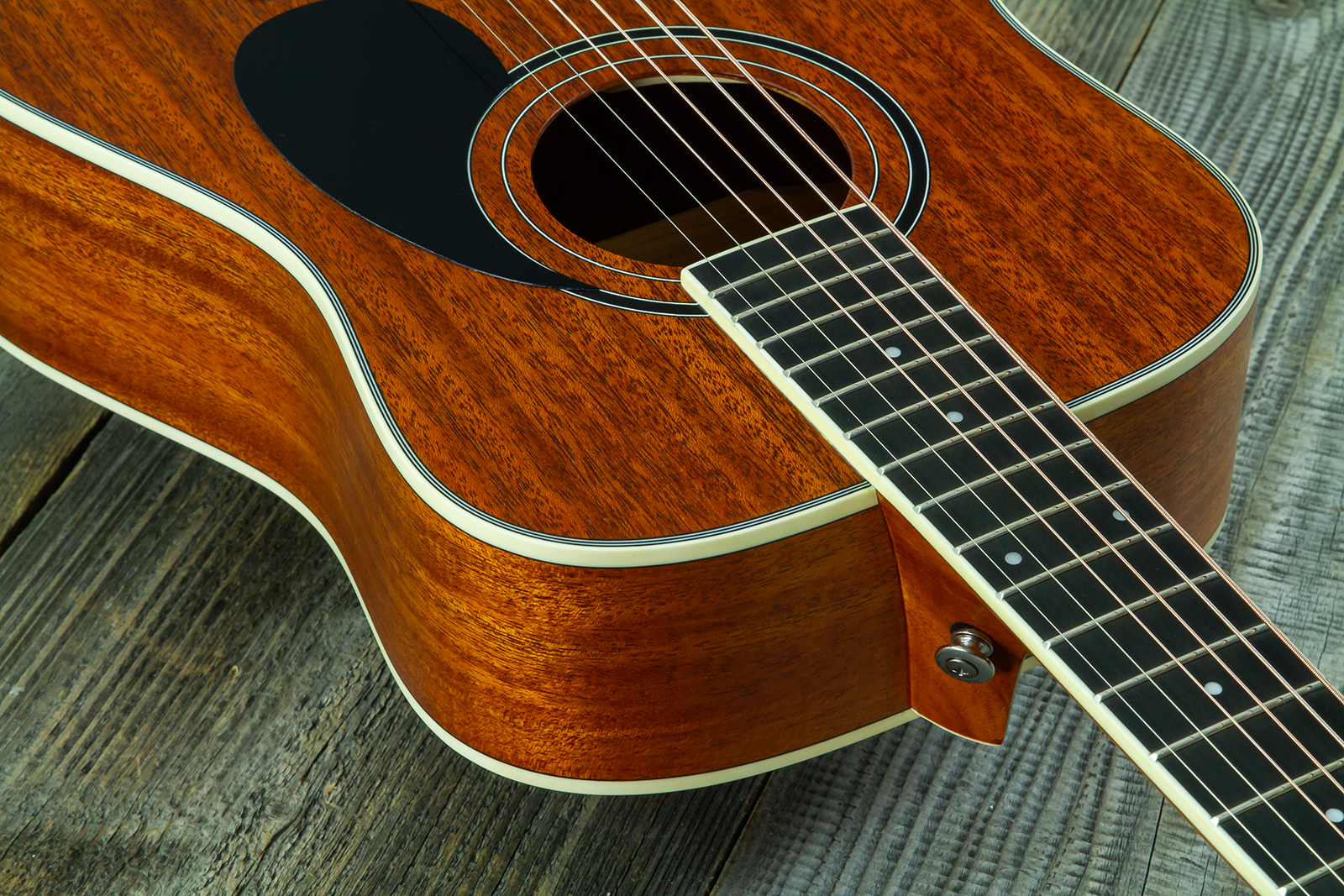 Wesland Bg350-nat Travel Shsc Tout Acajou Tec - Natural - Guitare Folk - Variation 4