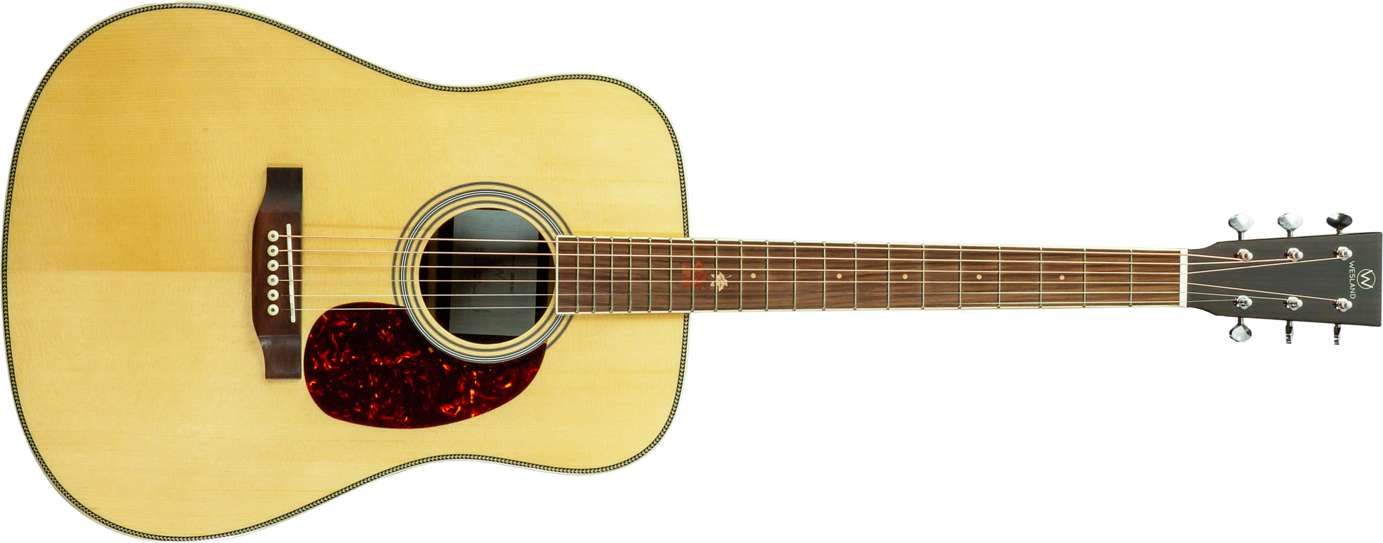 Wesland Dr800-nat Dreadnought Epicea Palissandre Rw - Natural - Guitare Folk - Main picture