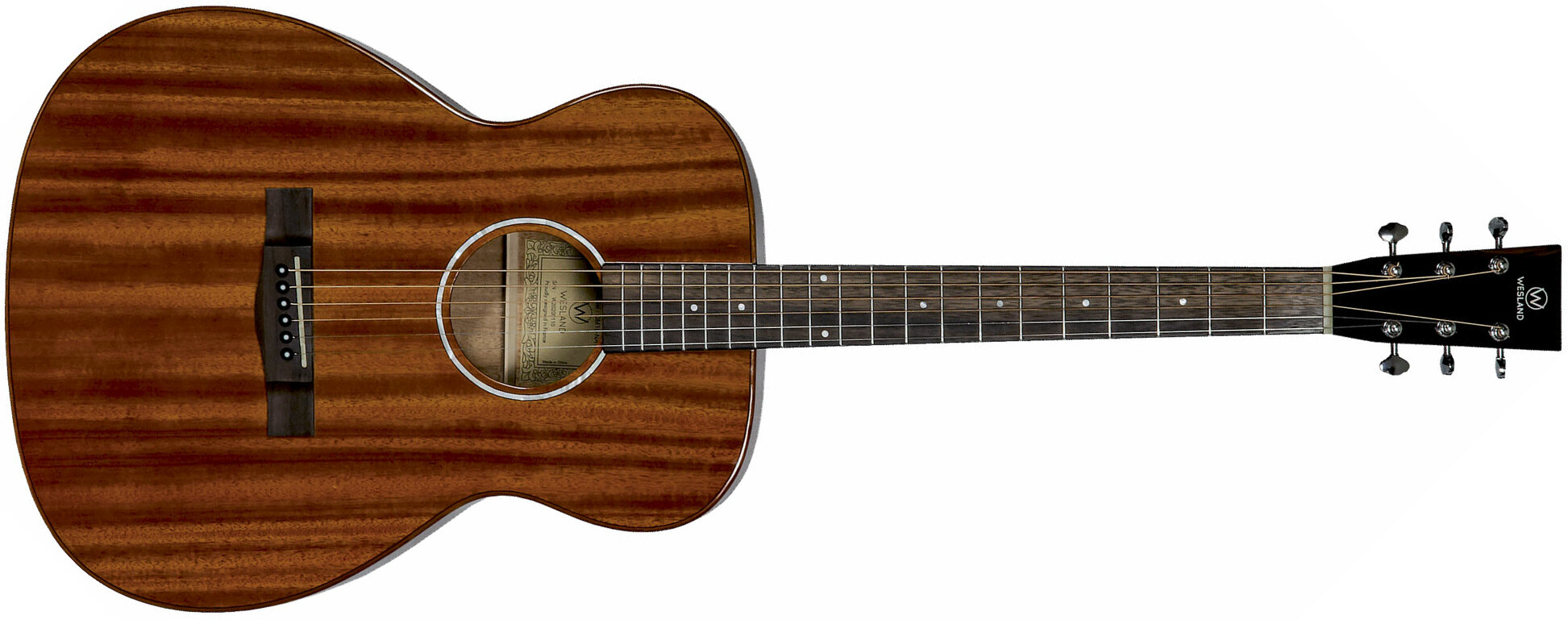 Wesland Om15 Nat Orchestra Model Epicea Acajou Rw - Natural - Guitare Acoustique - Main picture