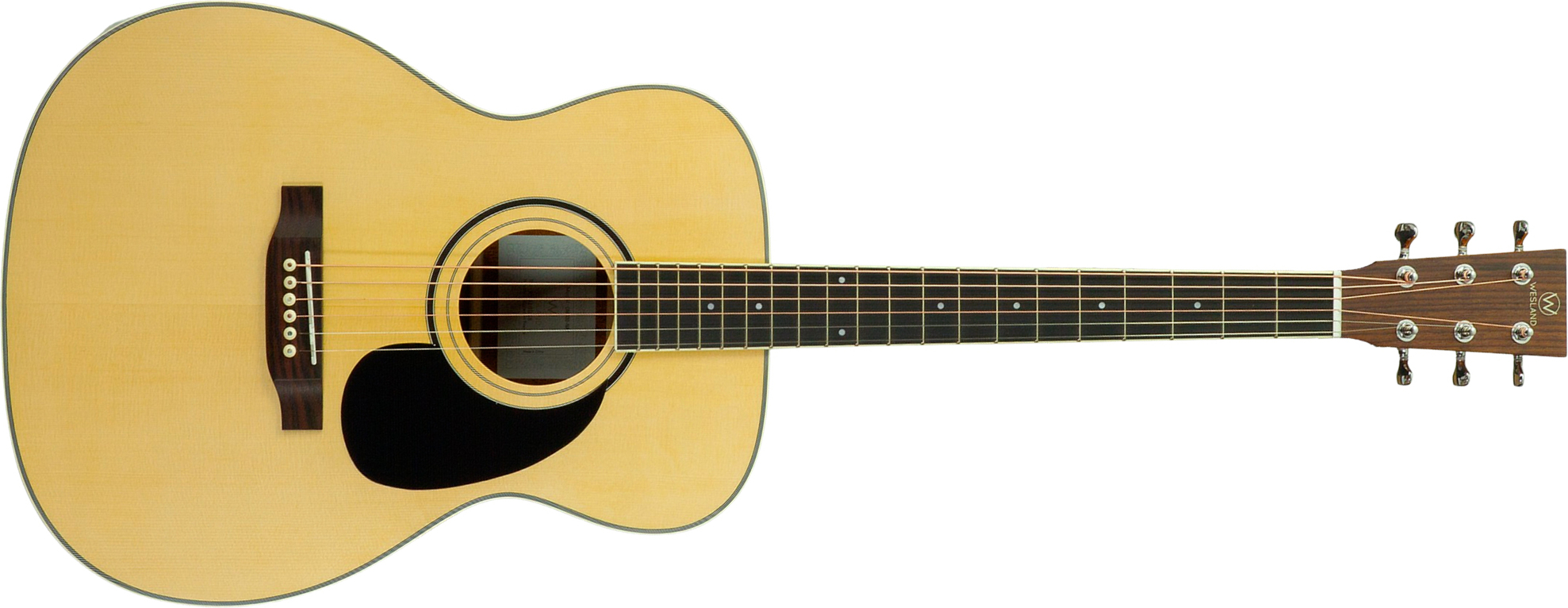 Wesland Om300-nat Orchestra Epicea Acajou Tec - Natural - Guitare Folk - Main picture