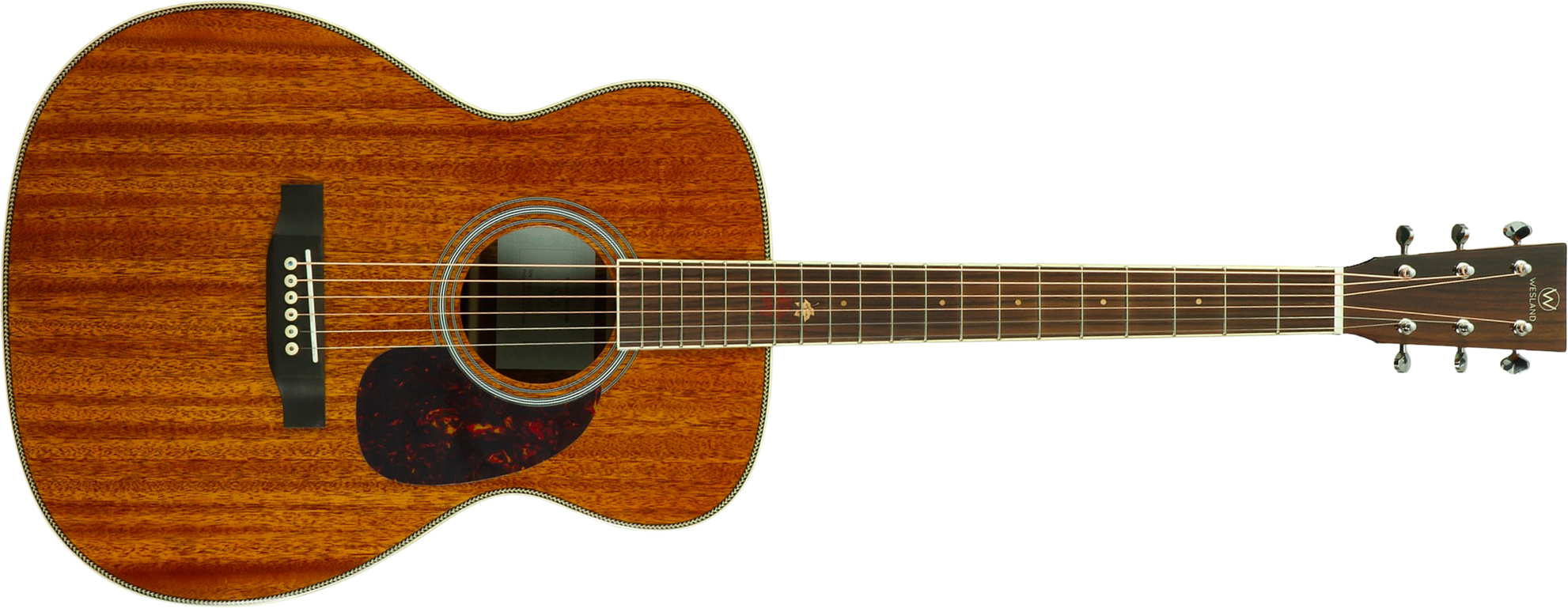 Wesland Om750-nat Om Tout Acajou Rw - Natural - Guitare Folk - Main picture