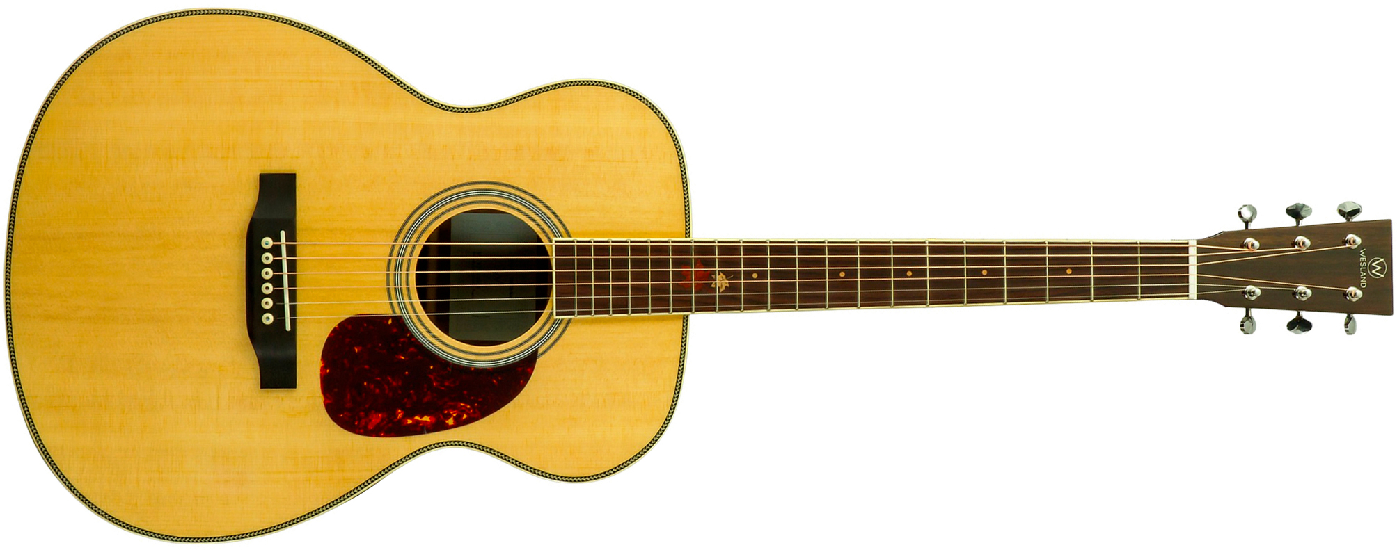 Wesland Om800-nat Om Epicea Palissandre Rw - Natural - Guitare Folk - Main picture