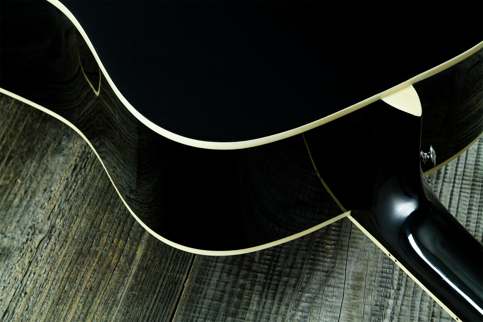 Wesland Dr300-ce-bk Dreadnought Epicea Acajou Rw - Black - Guitare Folk - Variation 8