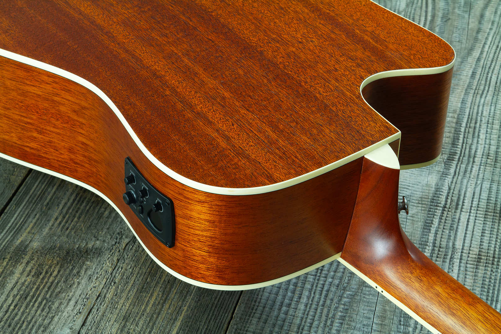 Wesland Dr300-ce-nat Dreadnought Cw Epicea Acajou Tec - Natural - Guitare Folk - Variation 11