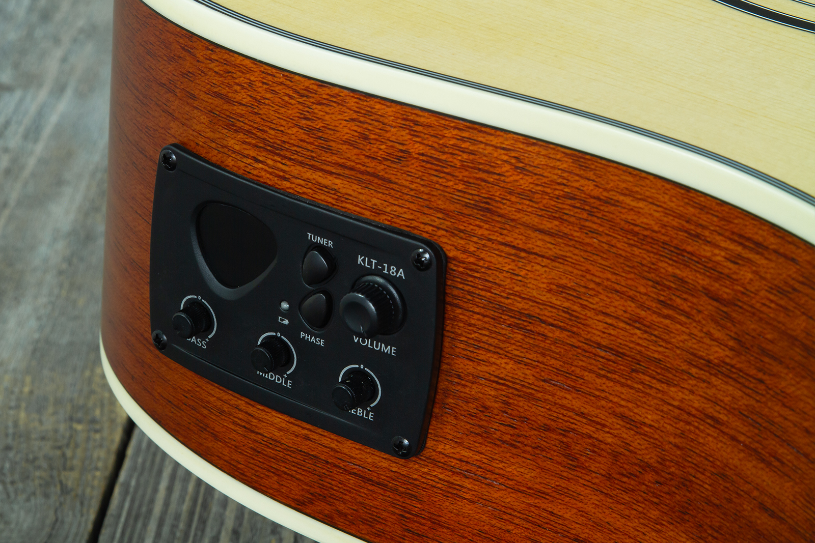 Wesland Dr300-ce-nat Dreadnought Cw Epicea Acajou Tec - Natural - Guitare Folk - Variation 14