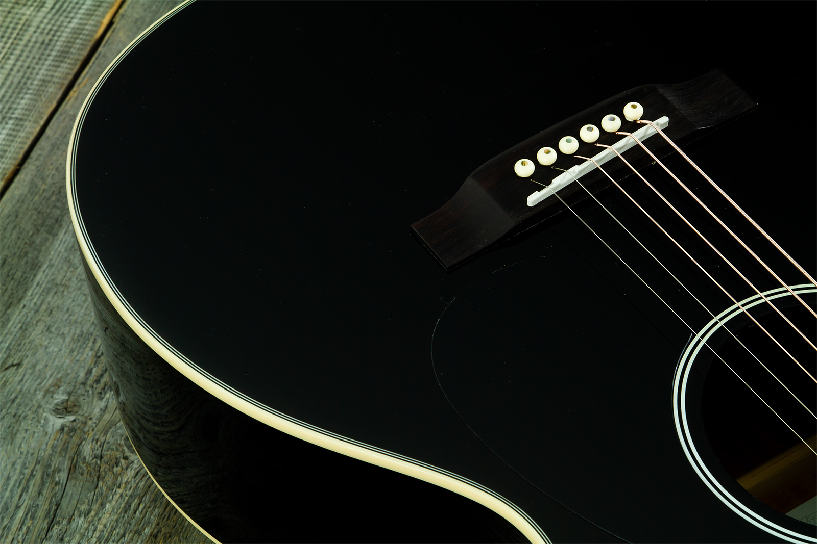 Wesland Om300-bk Om Epicea Acajou Rw - Black - Guitare Folk - Variation 3