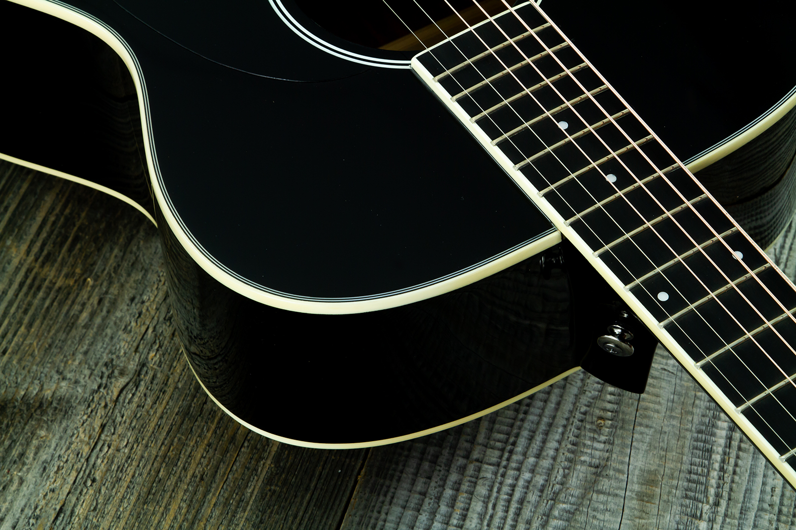Wesland Om300-bk Om Epicea Acajou Rw - Black - Guitare Folk - Variation 4