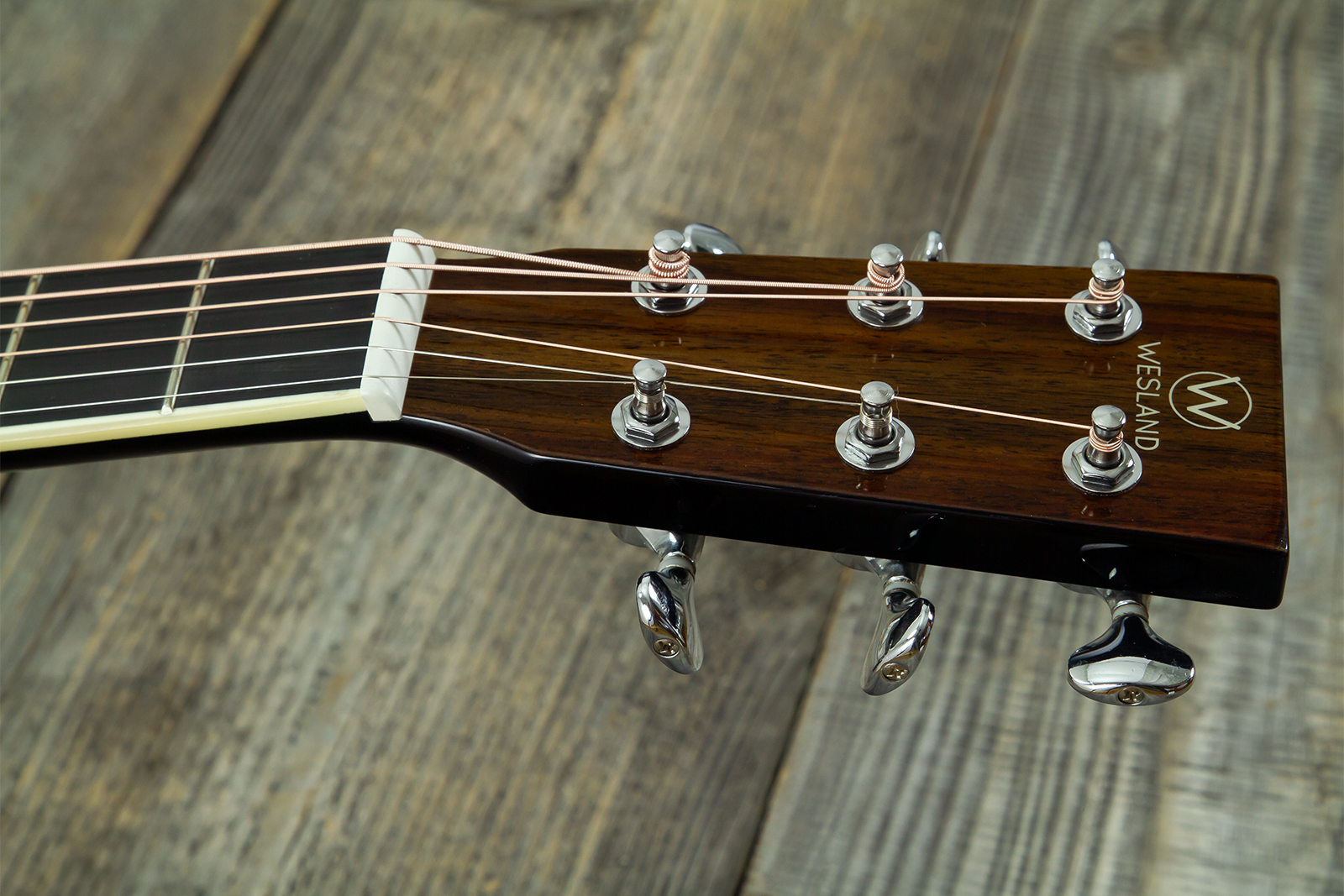 Wesland Om300-bk Om Epicea Acajou Rw - Black - Guitare Folk - Variation 6