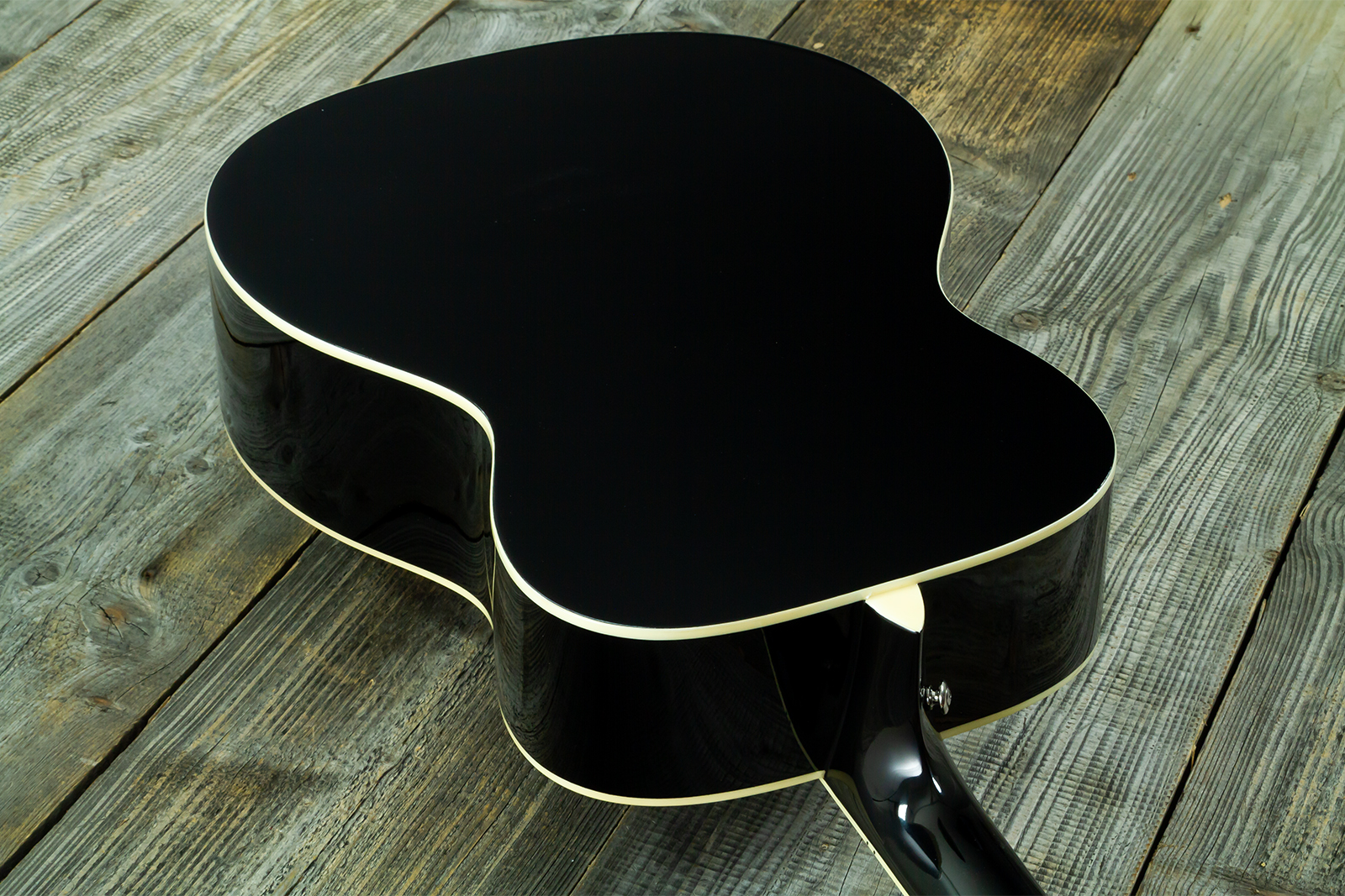 Wesland Om300-bk Om Epicea Acajou Rw - Black - Guitare Folk - Variation 7