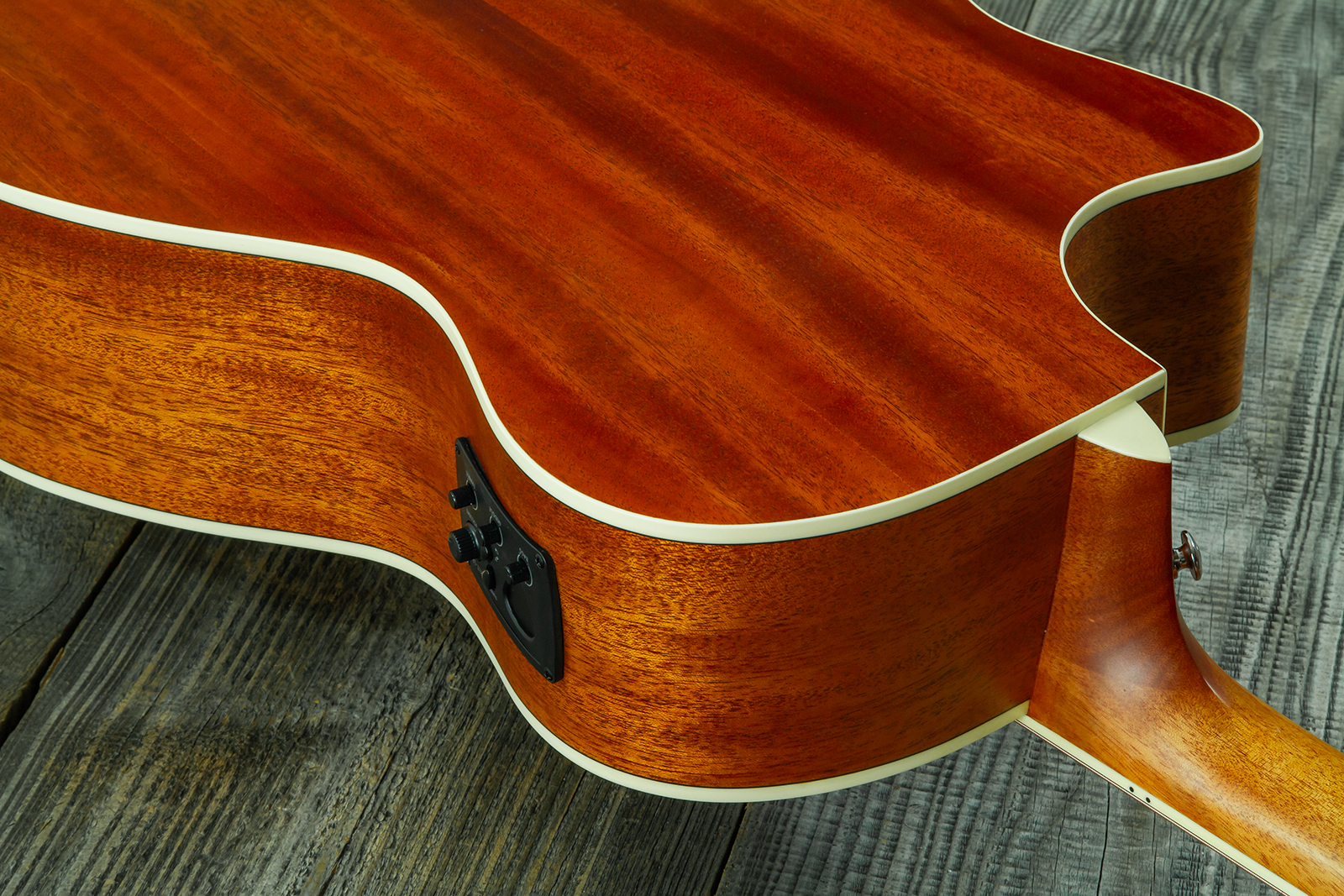 Wesland Om300-ce-nat Orchestra Cw Epicea Acajou Tec - Natural - Guitare Folk - Variation 10