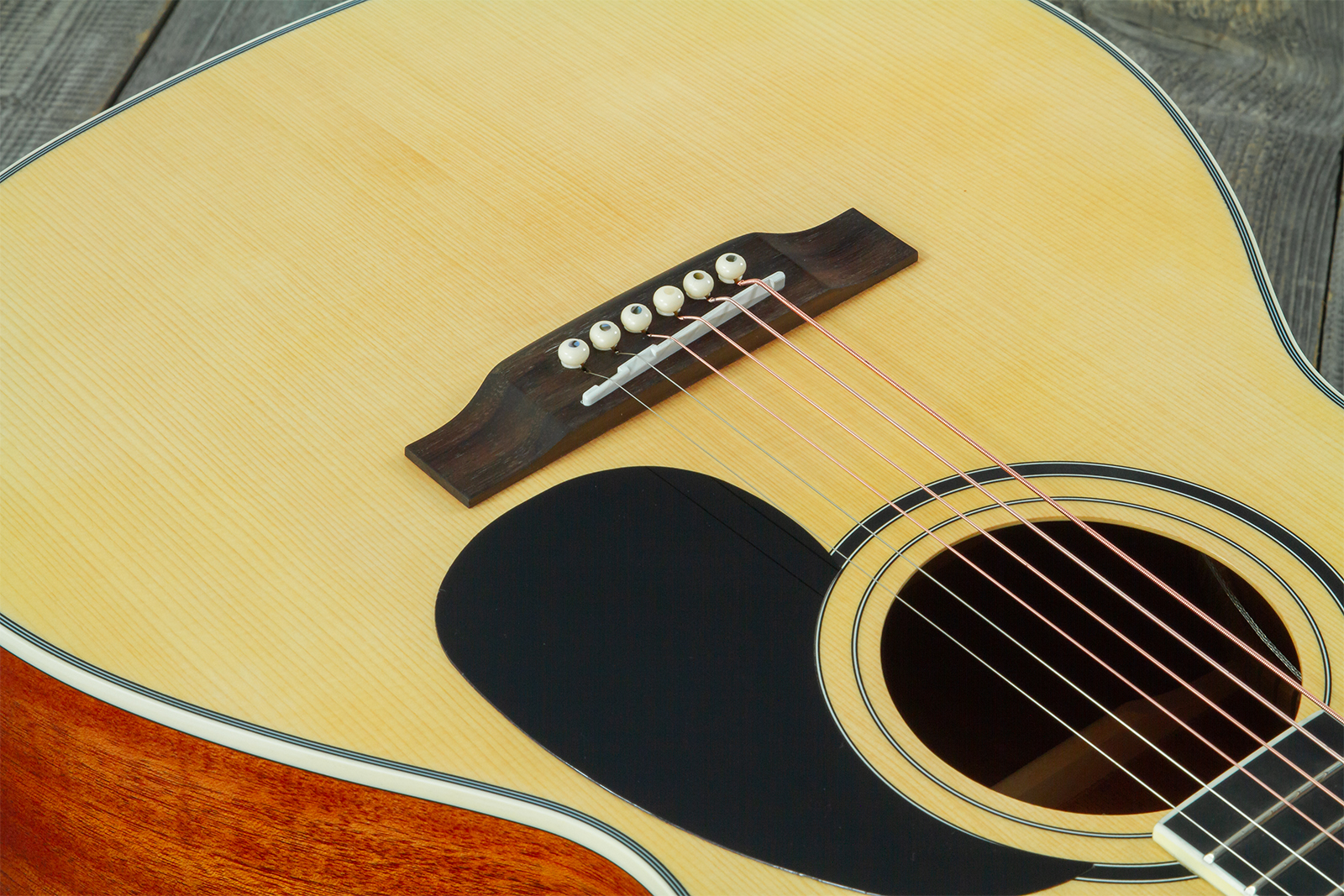 Wesland Om300-ce-nat Orchestra Cw Epicea Acajou Tec - Natural - Guitare Folk - Variation 5