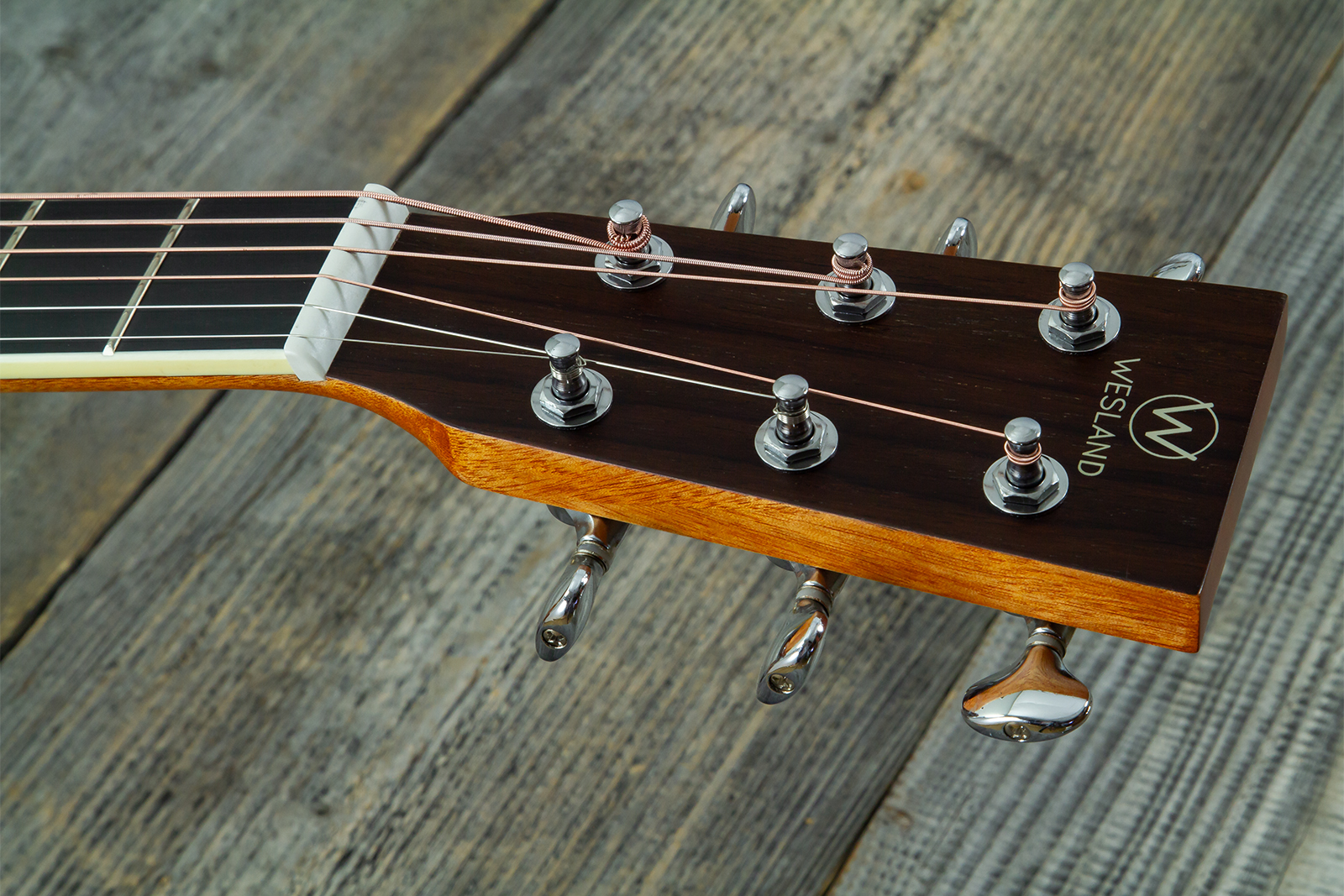 Wesland Om300-ce-nat Orchestra Cw Epicea Acajou Tec - Natural - Guitare Folk - Variation 8