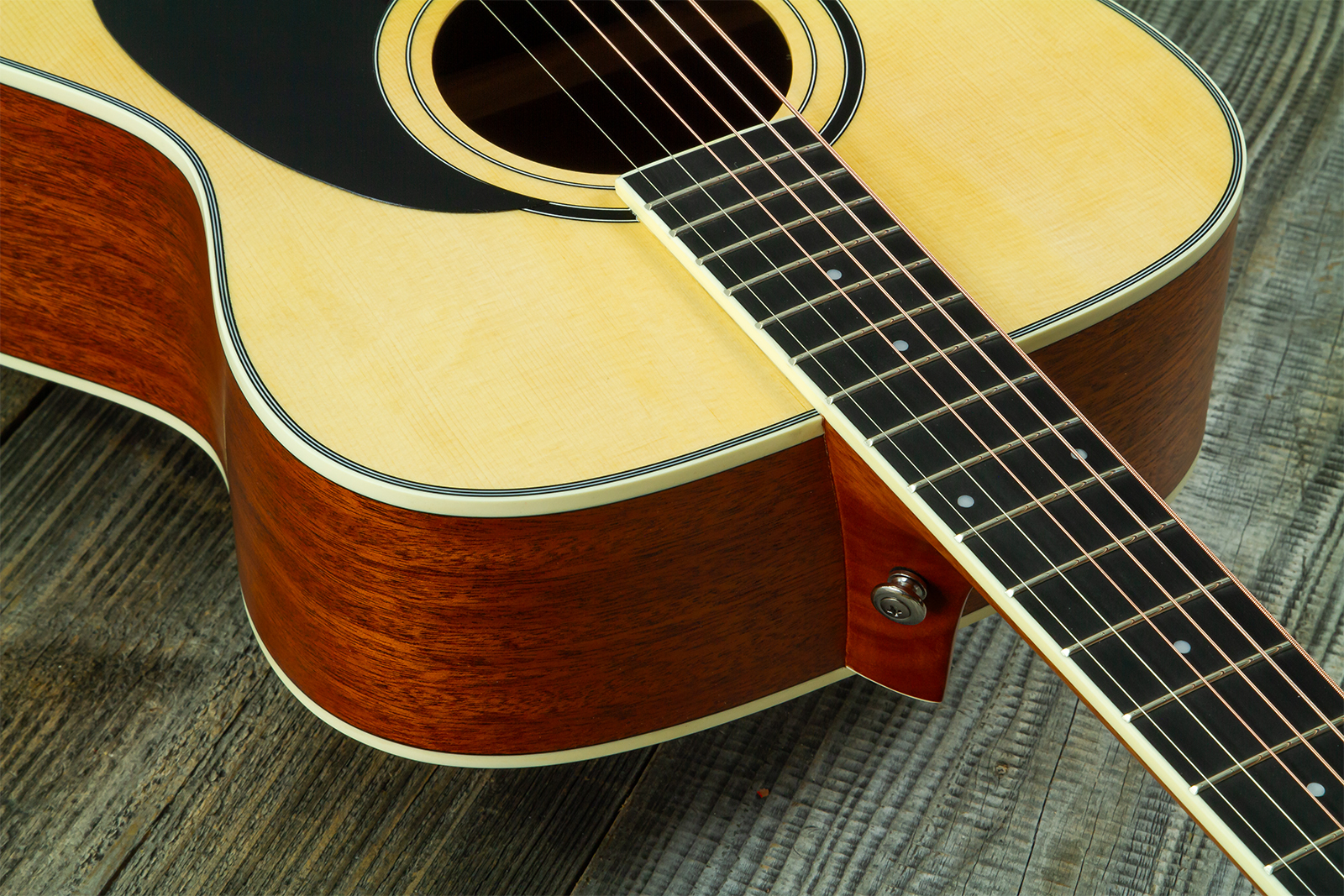 Wesland Om300-nat Orchestra Epicea Acajou Tec - Natural - Guitare Folk - Variation 4
