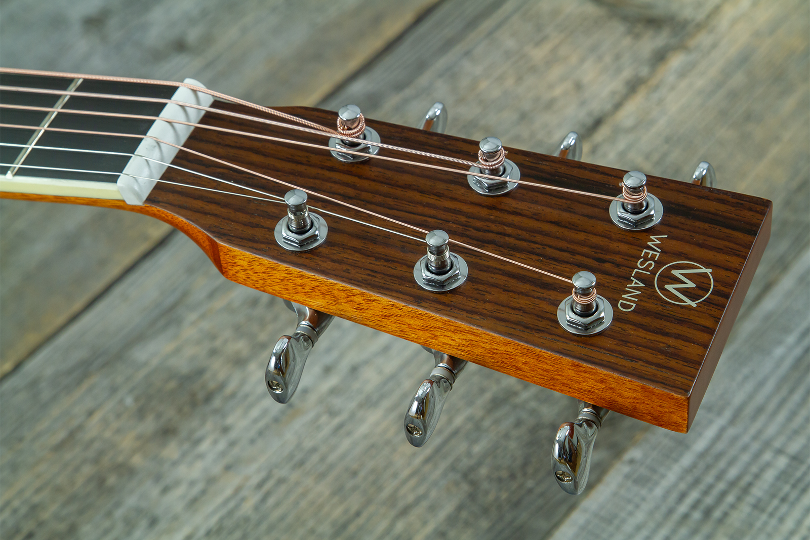 Wesland Om300-nat Orchestra Epicea Acajou Tec - Natural - Guitare Folk - Variation 6