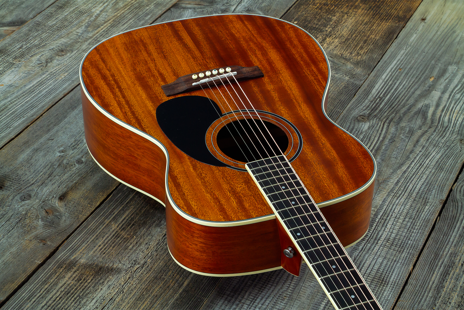 Wesland Om350-nat Om Tout Acajou Rw - Natural - Guitare Folk - Variation 5
