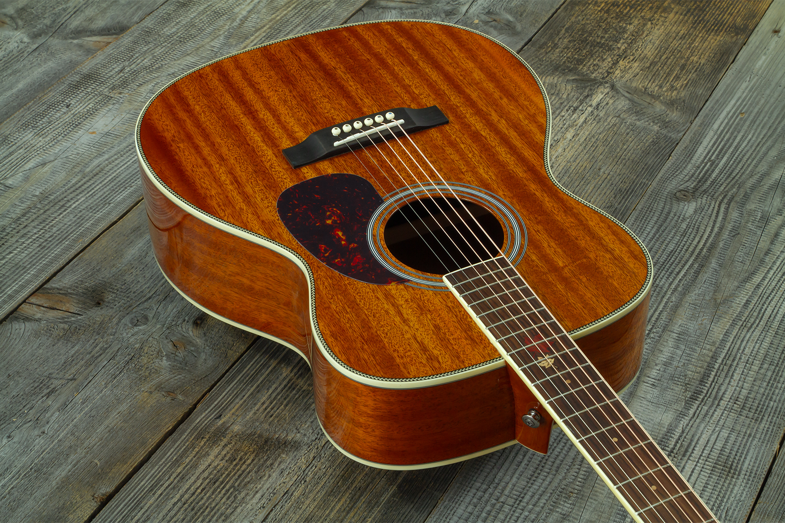 Wesland Om750-nat Om Tout Acajou Rw - Natural - Guitare Folk - Variation 2
