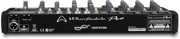 Table de mixage analogique Wharfedale Connect 1202FX USB