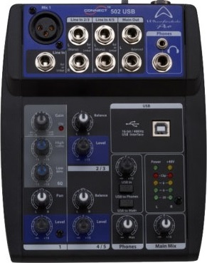 Wharfedale Connect 502 Usb Black - Table De Mixage Analogique - Main picture