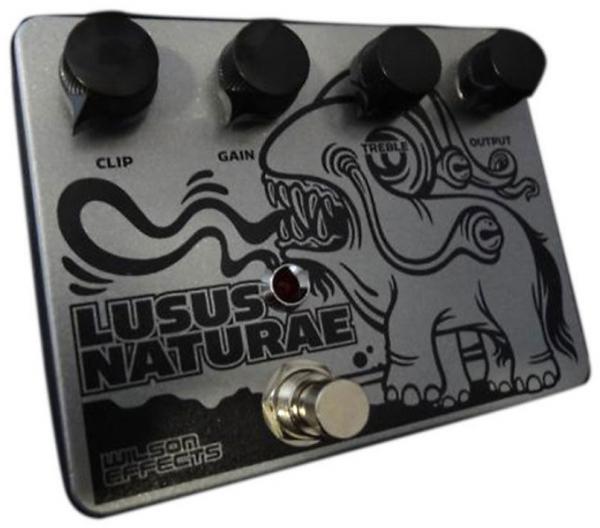 Pédale overdrive / distortion / fuzz Wilson effects Lusus Naturae Overdrive/Boost Special Artwork Silver/Black