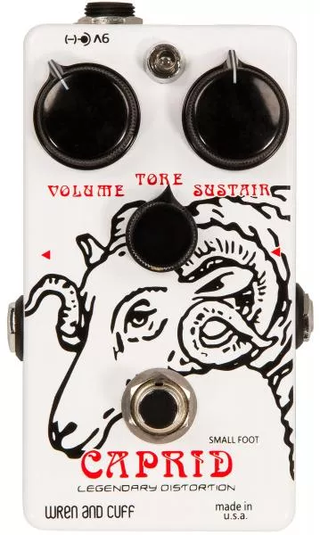 Pédale overdrive / distortion / fuzz Wren and cuff Caprid Small Foot Legendary Distortion