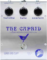 Pédale overdrive / distortion / fuzz Wren and cuff Blue-Violet Caprid OG