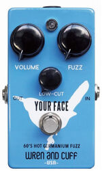 Pédale overdrive / distortion / fuzz Wren and cuff Your Face 70's Germanium Fuzz