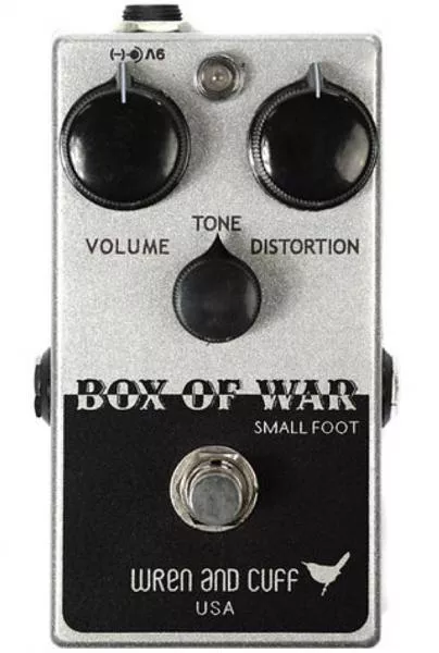 Pédale overdrive / distortion / fuzz Wren and cuff Small Foot Box Of War Overdrive
