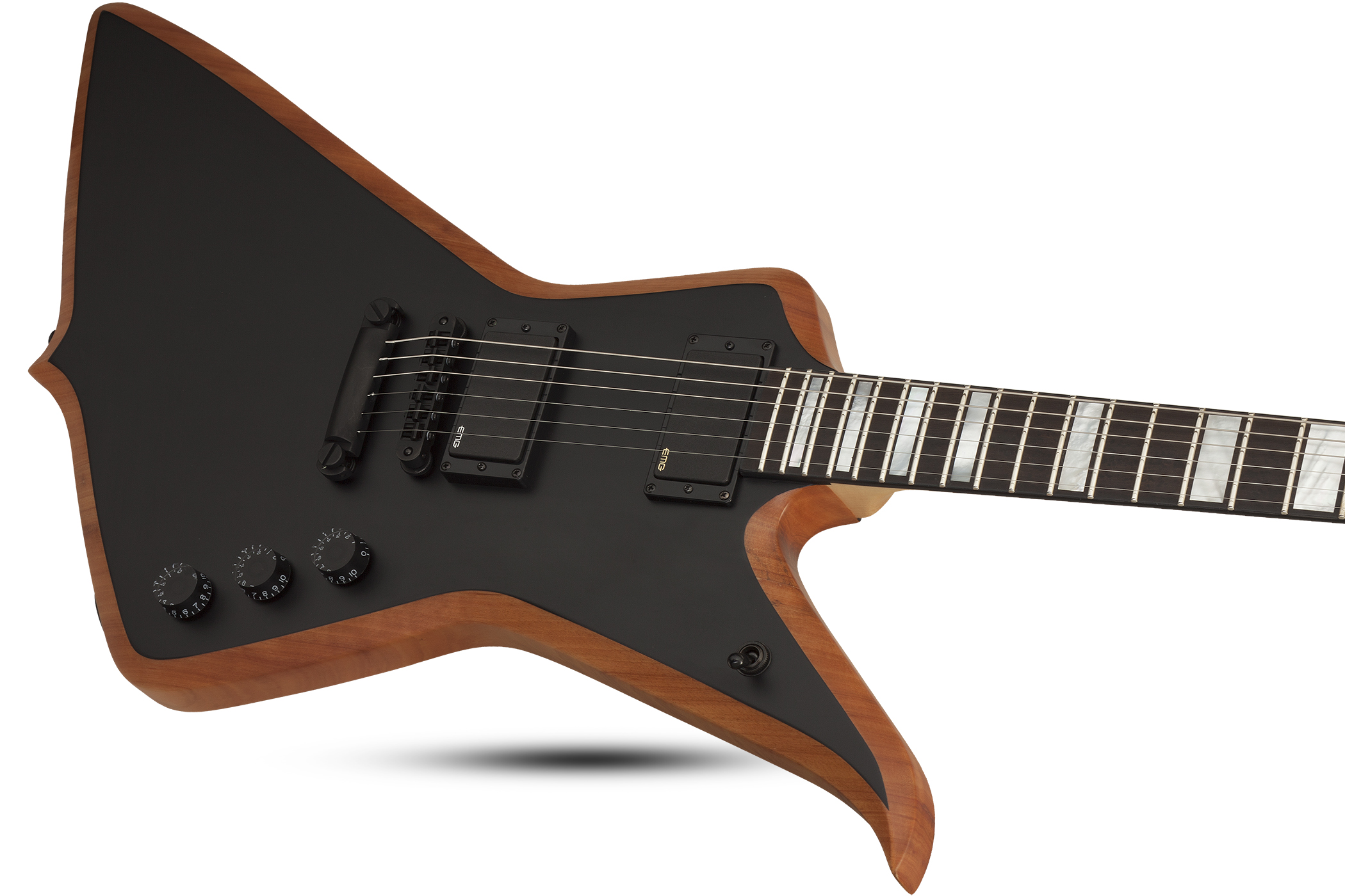 Wylde Audio Blood Eagle Hh Ht Eb - Mahogany Blackout - Guitare Électrique MÉtal - Variation 1