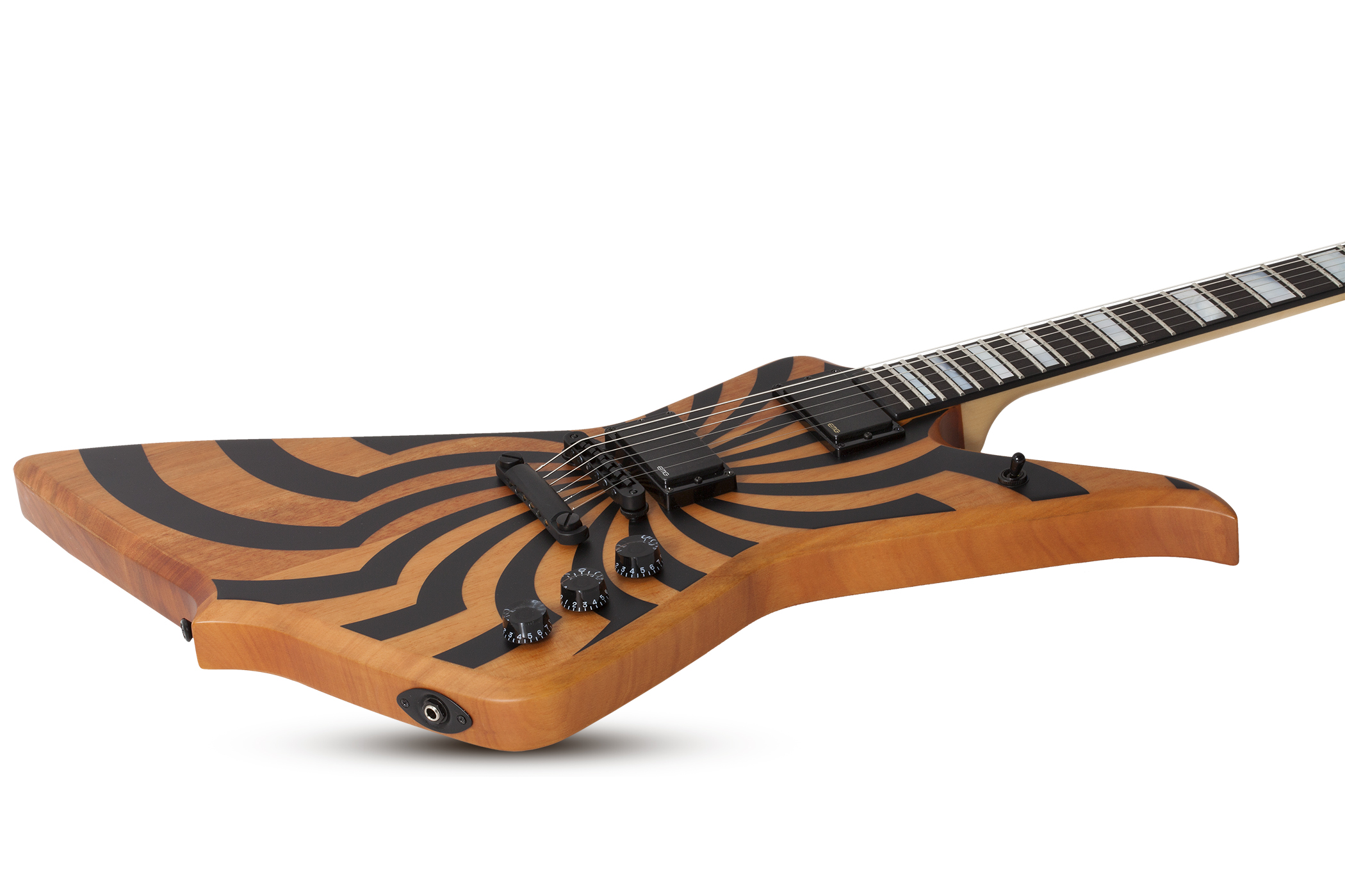 Wylde Audio Blood Eagle Hh Ht Eb - Satin Rawtop Buzzsaw - Guitare Électrique MÉtal - Variation 1