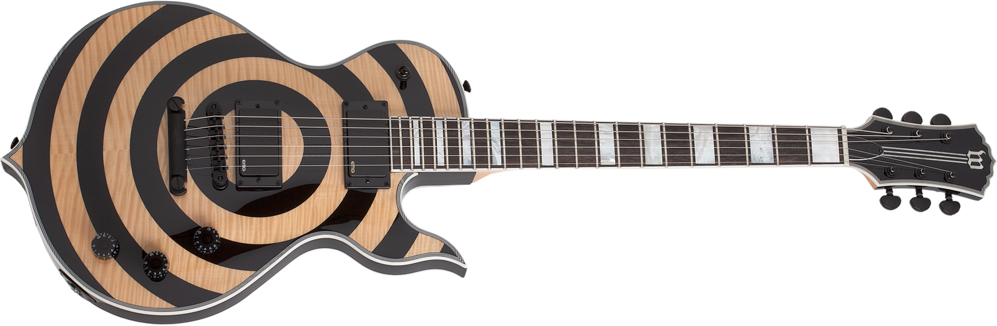 Wylde Audio Odin Grail Hh Ht Eb - Rawtop Bullseye - Guitare Électrique MÉtal - Main picture