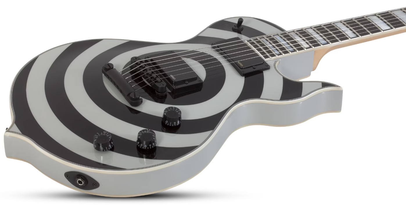 Wylde Audio Odin Grail 2h Emg Ht Eb - Silver Bullseye - Guitare Électrique MÉtal - Variation 2