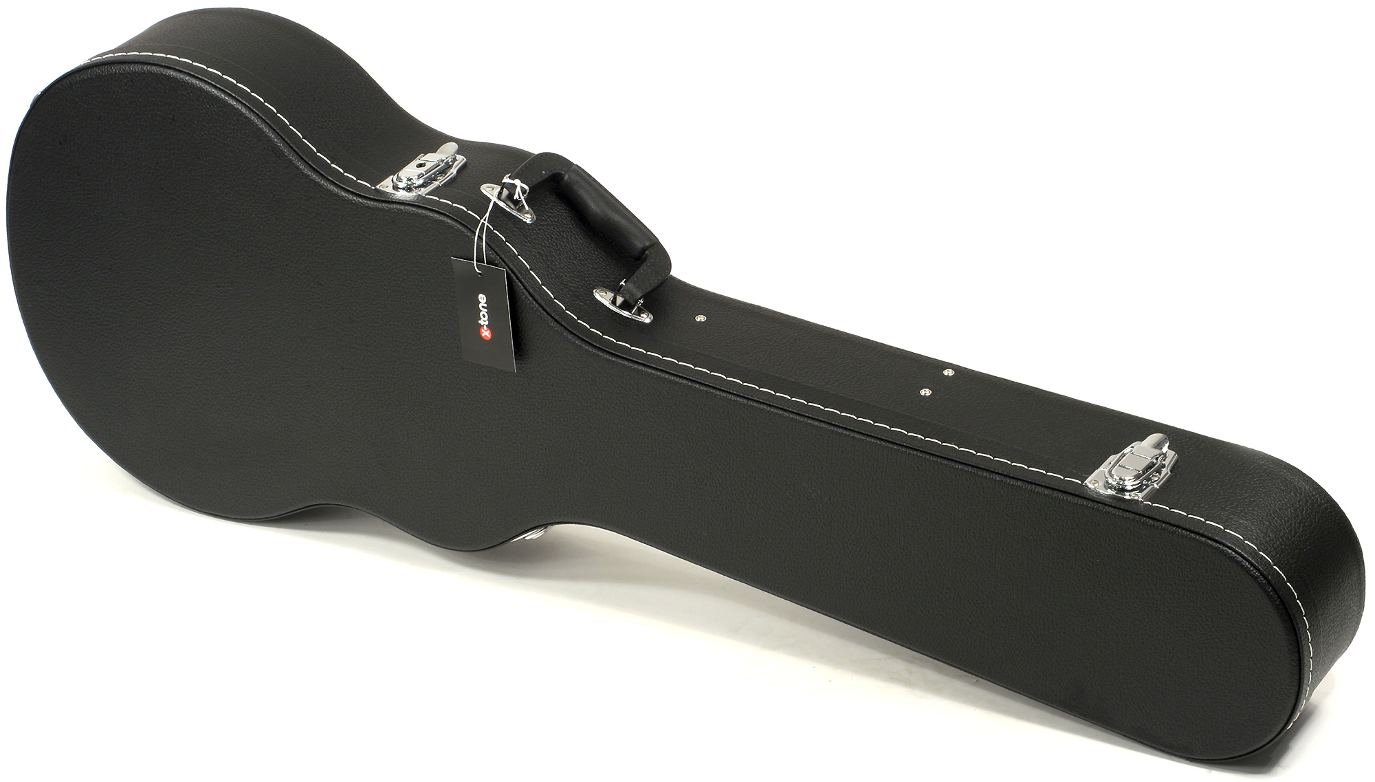 X-tone 1502 Standard Electrique Les Paul En Forme Black - Etui Guitare Électrique - Variation 1