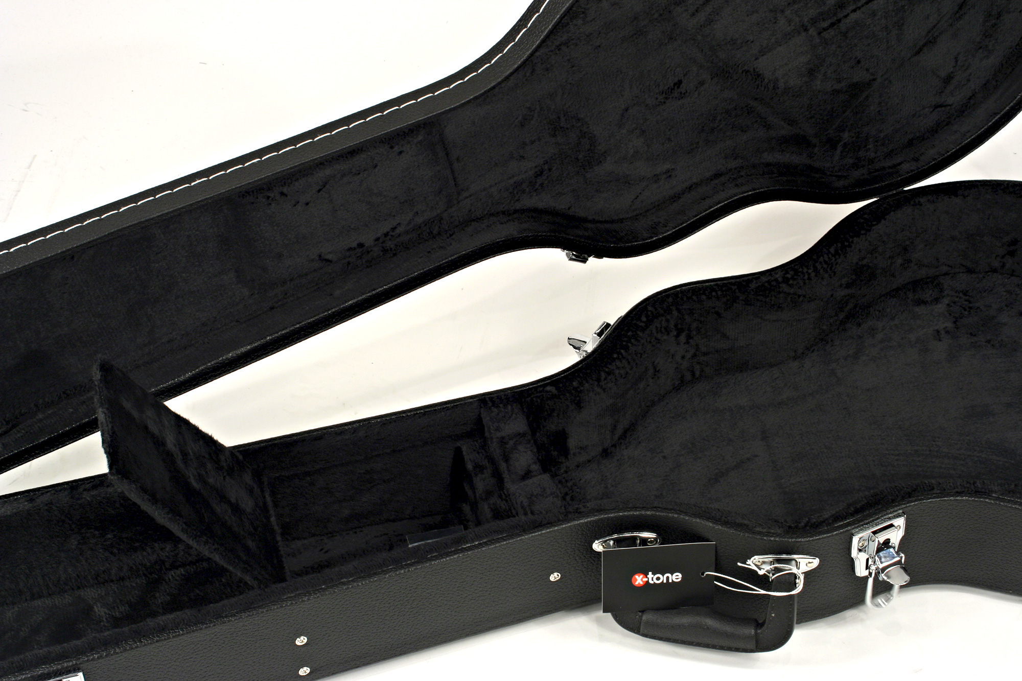X-tone 1502 Standard Electrique Les Paul En Forme Black - Etui Guitare Électrique - Variation 3