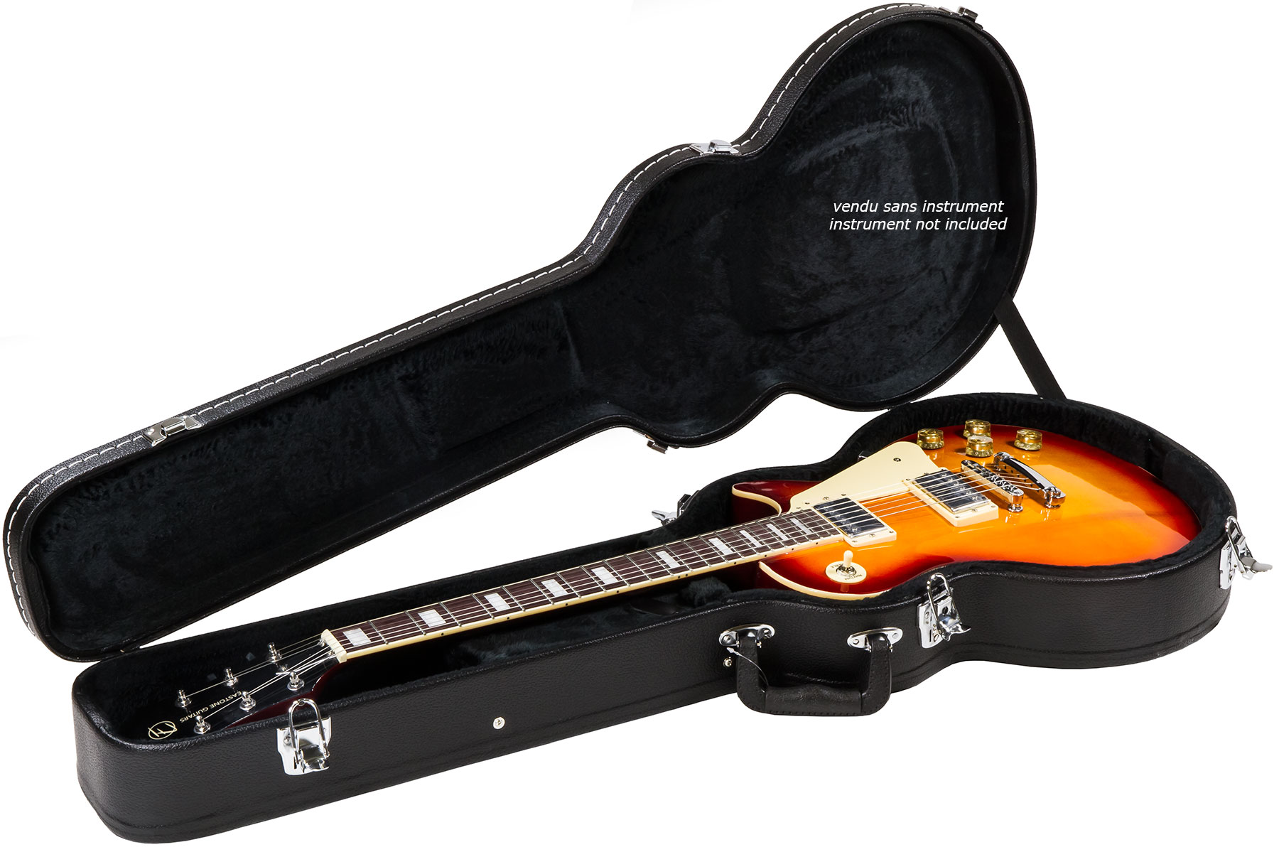 X-tone 1502 Standard Electrique Les Paul En Forme Black - Etui Guitare Électrique - Variation 6