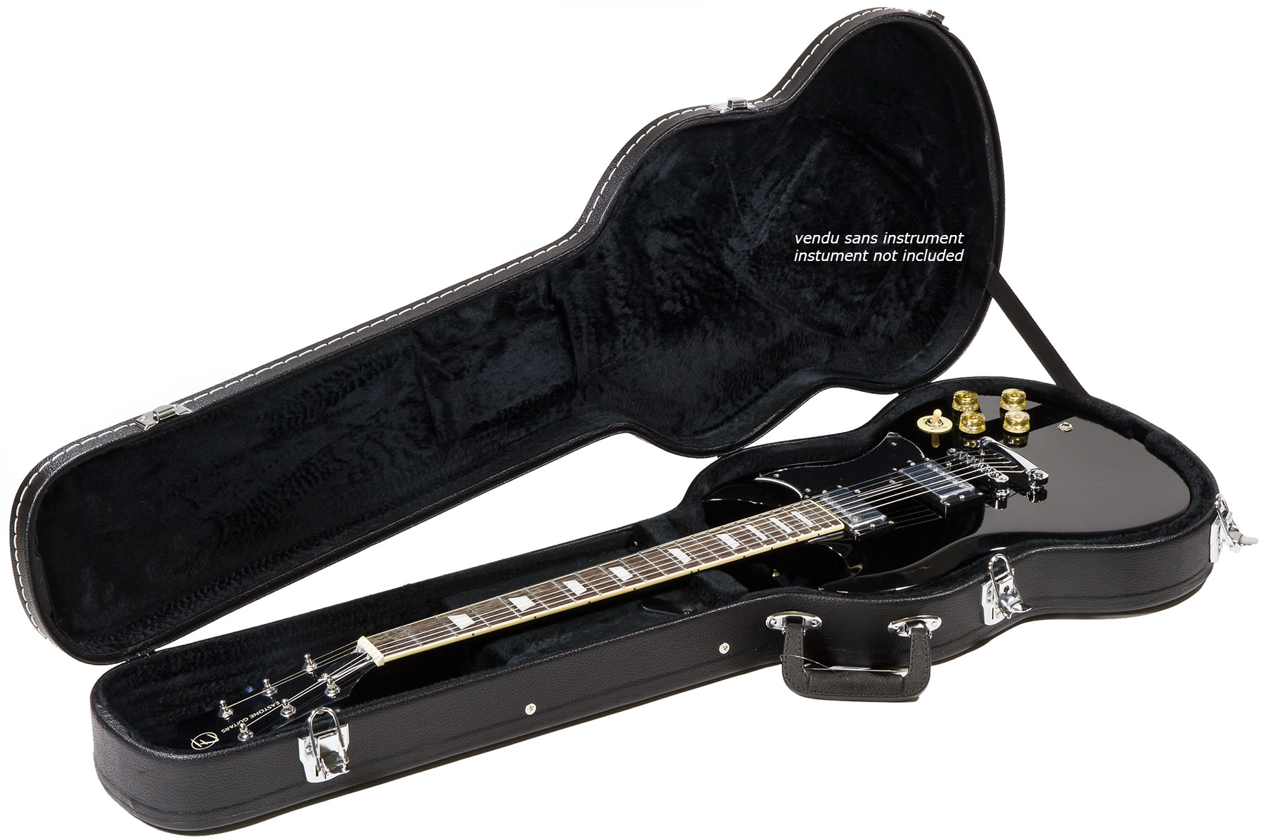 X-tone 1503 Standard Electrique Sg En Forme Black - Etui Guitare Électrique - Variation 2