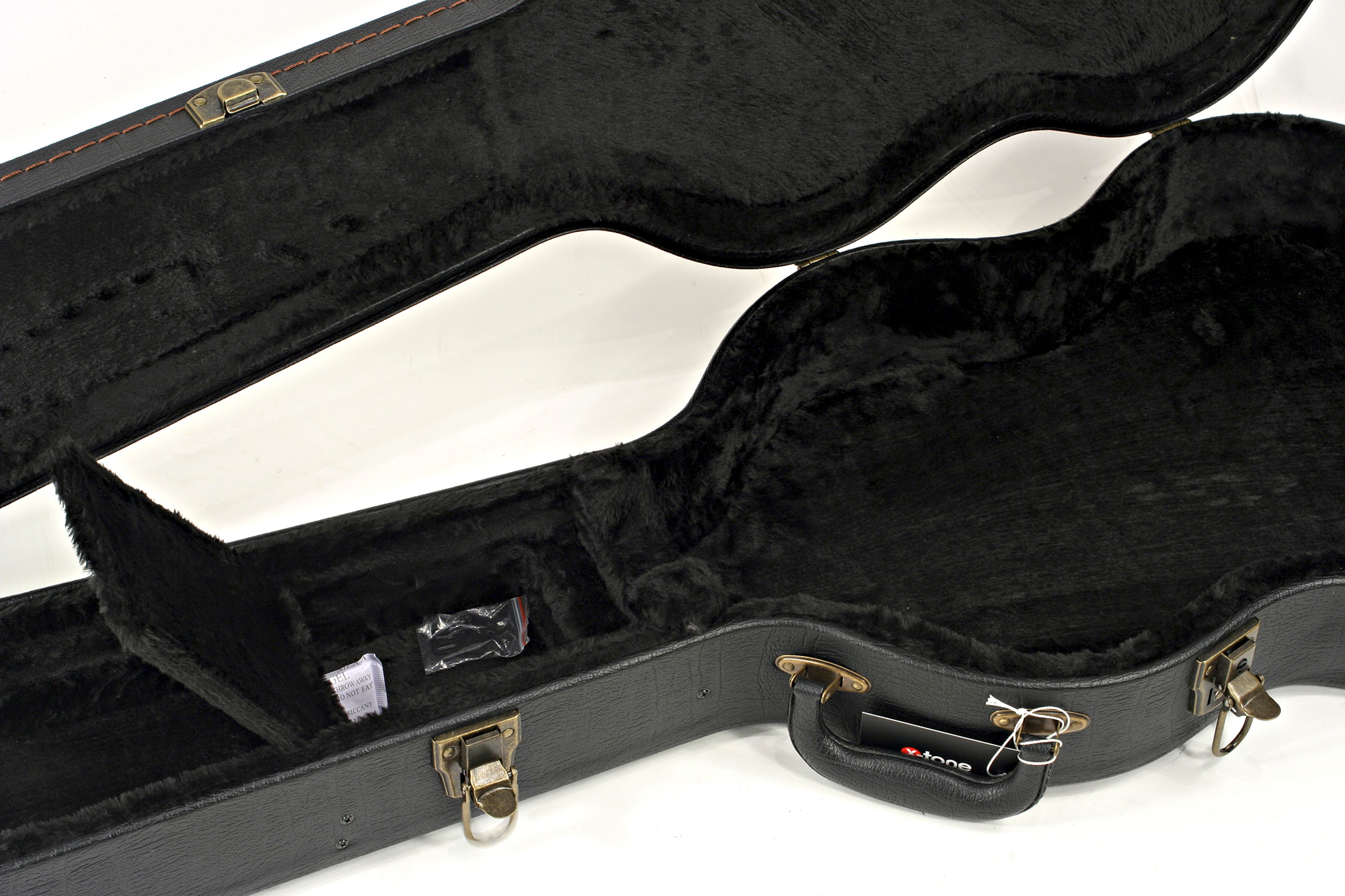 X-tone 1553 Deluxe Electrique Sg En Forme Black - Etui Guitare Électrique - Variation 2