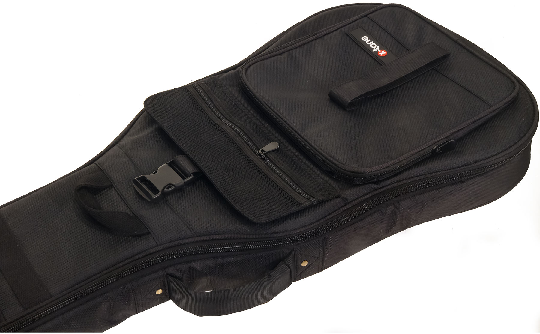 X-tone 2020 Fol-bk Light Deluxe Acoustic Dreadnought Guitar Bag Black (2080) - Housse Guitare Acoustique - Variation 2